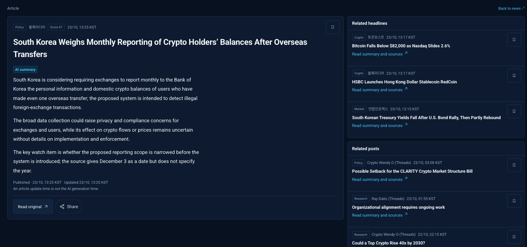 News · Read the summary for the key points, then follow the source link for the full story.